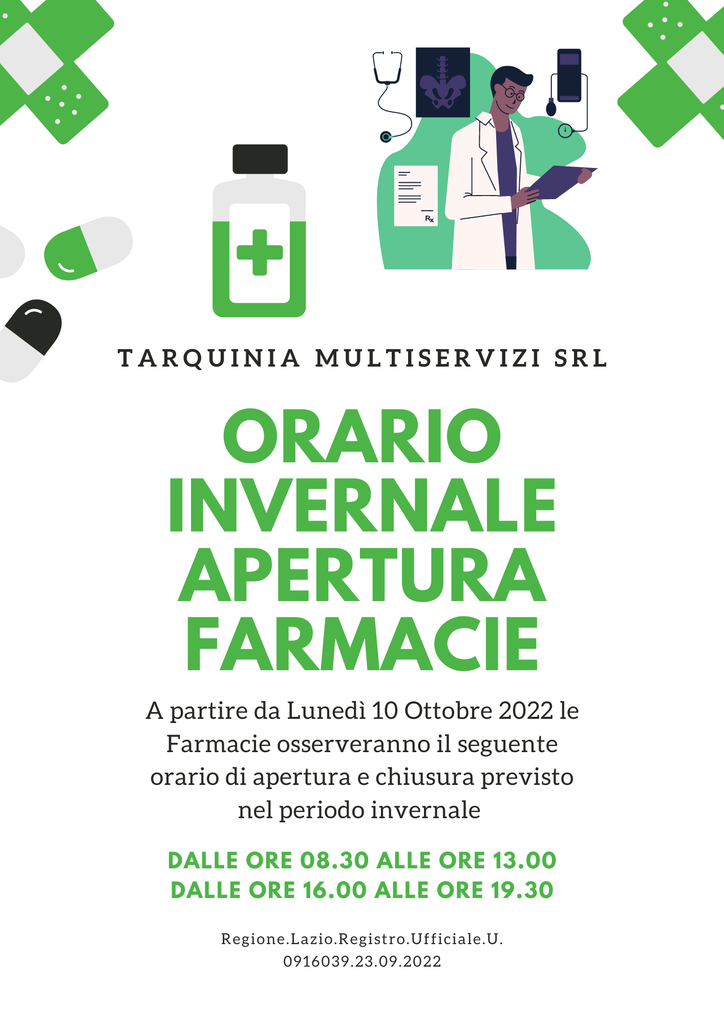 immagine Orario invernale Farmacie